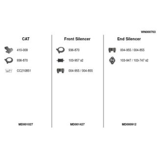 Išmetimo sistema FA1 WN000703