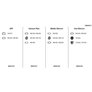 Išmetimo sistema FA1 WN000747