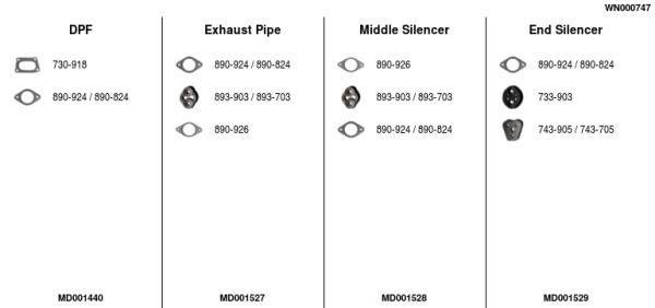 Išmetimo sistema FA1 WN000747