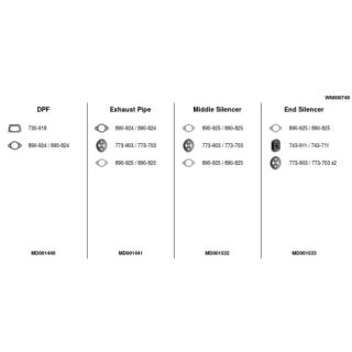 Išmetimo sistema FA1 WN000749