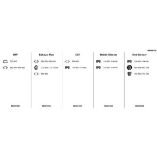 Išmetimo sistema FA1 WN000750