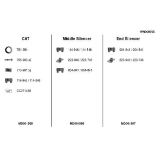 Išmetimo sistema FA1 WN000765