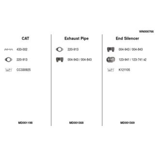 Išmetimo sistema FA1 WN000766