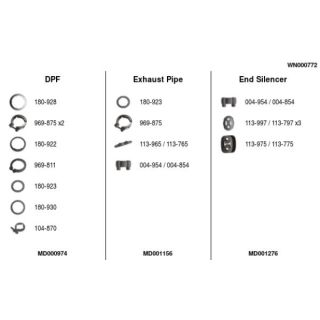 Išmetimo sistema FA1 WN000772