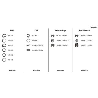 Išmetimo sistema FA1 WN000823