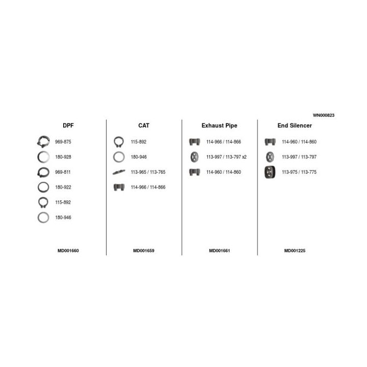 Išmetimo sistema FA1 WN000823