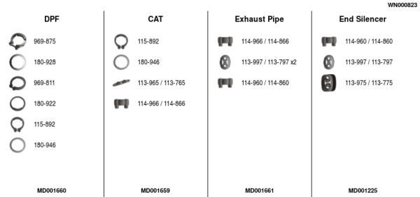 Išmetimo sistema FA1 WN000823