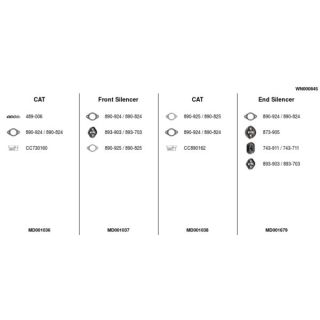 Išmetimo sistema FA1 WN000845