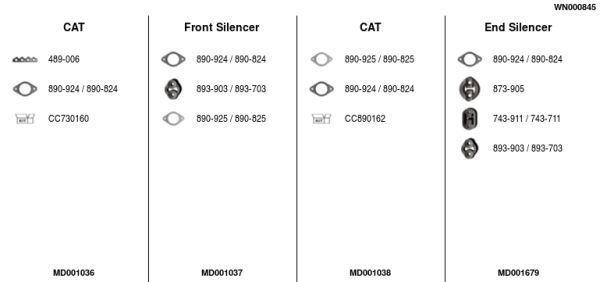 Išmetimo sistema FA1 WN000845