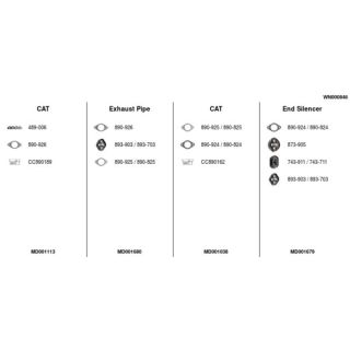 Išmetimo sistema FA1 WN000846