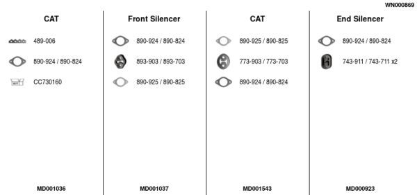 Išmetimo sistema FA1 WN000869