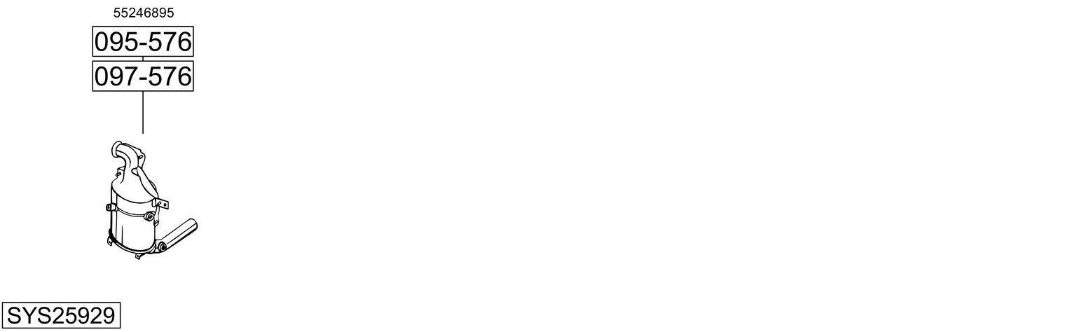 Išmetimo sistema BOSAL SYS25929