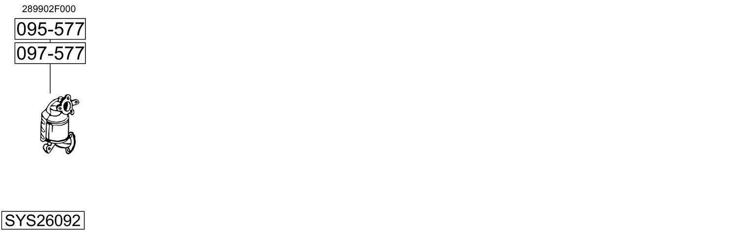 Išmetimo sistema BOSAL SYS26092