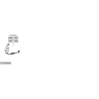 Išmetimo sistema BOSAL SYS26528