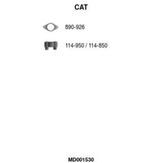 Katalizatoriaus keitiklis FA1 MD001530