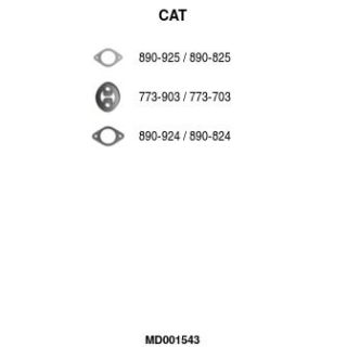 Katalizatoriaus keitiklis FA1 MD001543