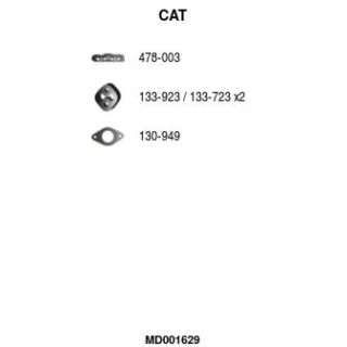 Katalizatoriaus keitiklis FA1 MD001629