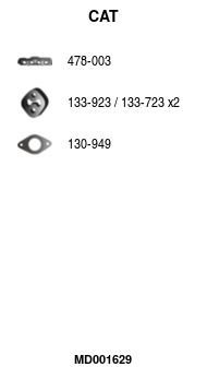 Katalizatoriaus keitiklis FA1 MD001629