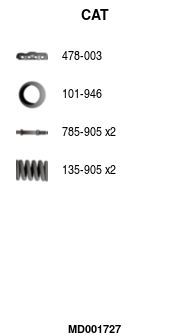 Katalizatoriaus keitiklis FA1 MD001727