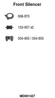 Priekinis duslintuvas FA1 MD001427