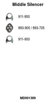 Vidurinis duslintuvas FA1 MD001389