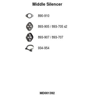 Vidurinis duslintuvas FA1 MD001392