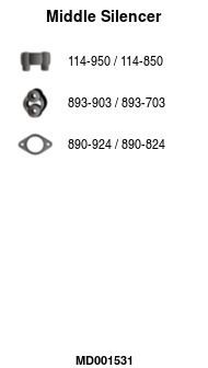 Vidurinis duslintuvas FA1 MD001531