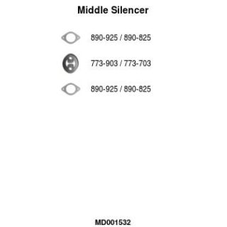 Vidurinis duslintuvas FA1 MD001532