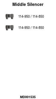 Vidurinis duslintuvas FA1 MD001535