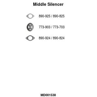 Vidurinis duslintuvas FA1 MD001538