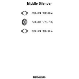 Vidurinis duslintuvas FA1 MD001540