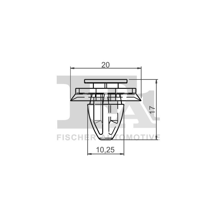 Sąvarža, atšvaitas / apsaugos juosta FA1 21-40012.5