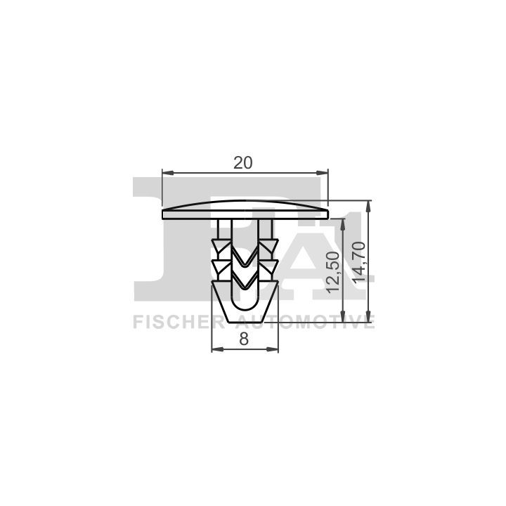 Sąvarža, atšvaitas / apsaugos juosta FA1 33-10015.25