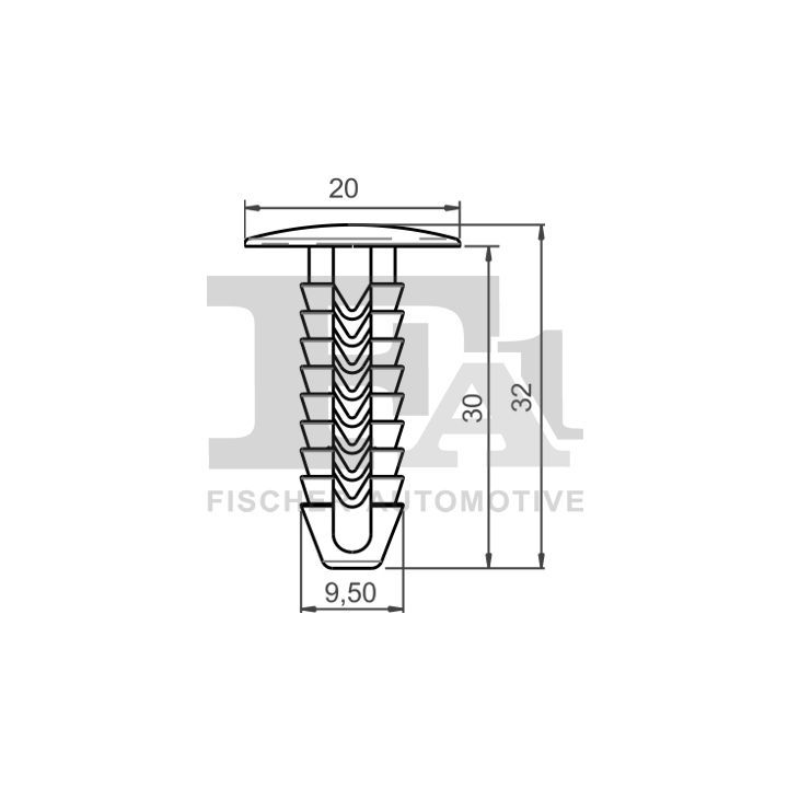 Sąvarža, atšvaitas / apsaugos juosta FA1 33-10031.10