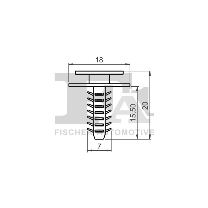 Sąvarža, atšvaitas / apsaugos juosta FA1 33-40009.5
