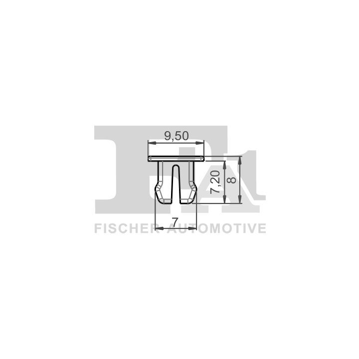 Sąvarža, atšvaitas / apsaugos juosta FA1 33-60005.25