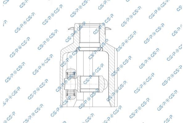 Jungčių komplektas, kardaninis velenas GSP 602294