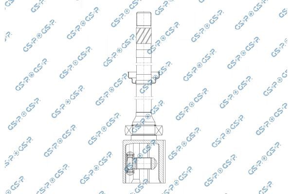 Jungčių komplektas, kardaninis velenas GSP 602401