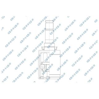 Jungčių komplektas, kardaninis velenas GSP 603092