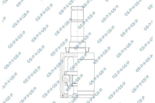Jungčių komplektas, kardaninis velenas GSP 603092
