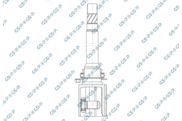 Jungčių komplektas, kardaninis velenas GSP 603221
