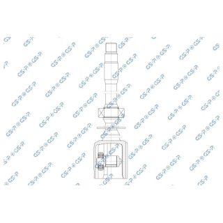 Jungčių komplektas, kardaninis velenas GSP 603242