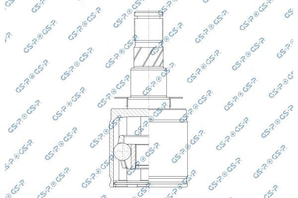 Jungčių komplektas, kardaninis velenas GSP 603280