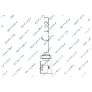 Jungčių komplektas, kardaninis velenas GSP 603302