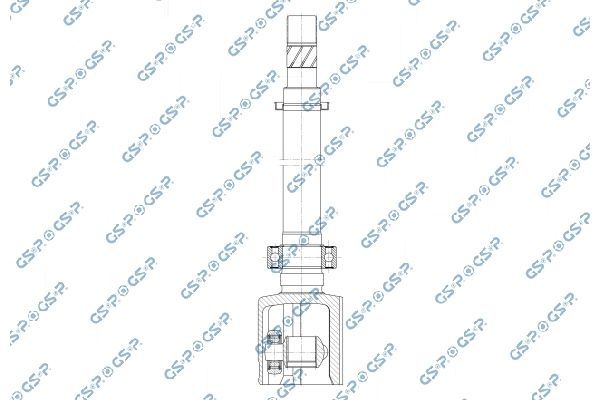 Jungčių komplektas, kardaninis velenas GSP 603417
