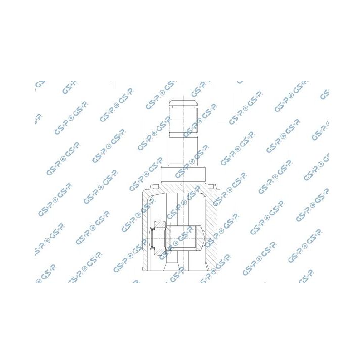 Jungčių komplektas, kardaninis velenas GSP 603472