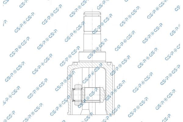 Jungčių komplektas, kardaninis velenas GSP 603472