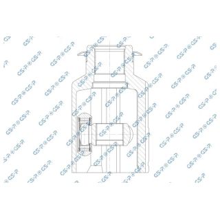 Jungčių komplektas, kardaninis velenas GSP 603473