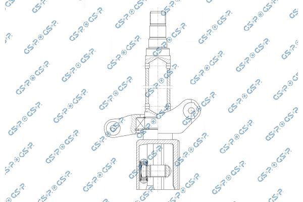 Jungčių komplektas, kardaninis velenas GSP 603483