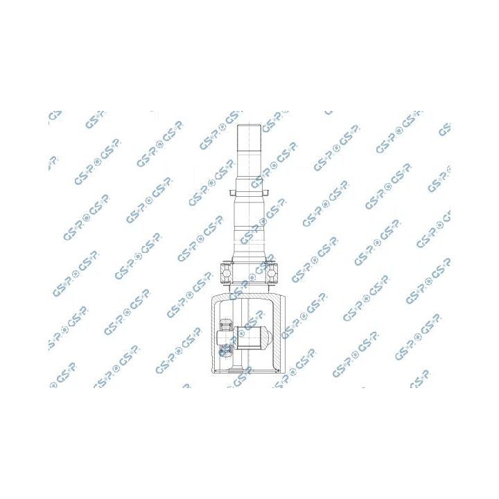 Jungčių komplektas, kardaninis velenas GSP 603493